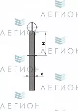 К62-0,2-1-0 кронштейн торшерный ШАР